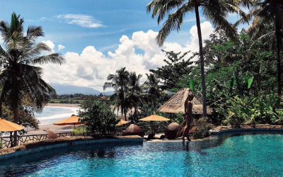 From anywhere in the resort you'll hear Medewi's surf waves in the distance.