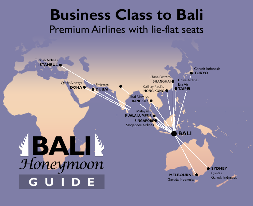 The Best Business Class and First Class flights to Bali 2025