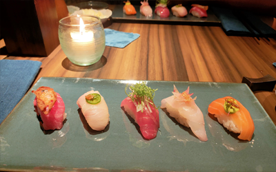 The signature sushi set was our highlight of the night.