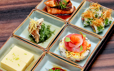 The dishes served is far from ordinary sushi, expect Chef Morita Shigehiko to surprise you.